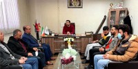 نشست حنیفه با ریاست اداره ورزش و جوانان شهرستان ملکان